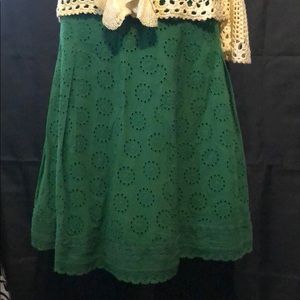 Oscar  green skirt